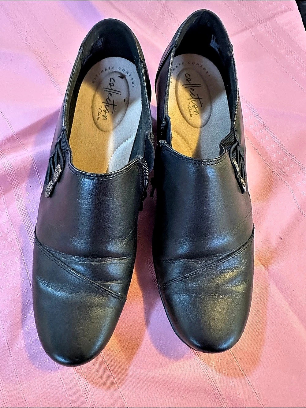 Clark’s Leather Ankle Booties